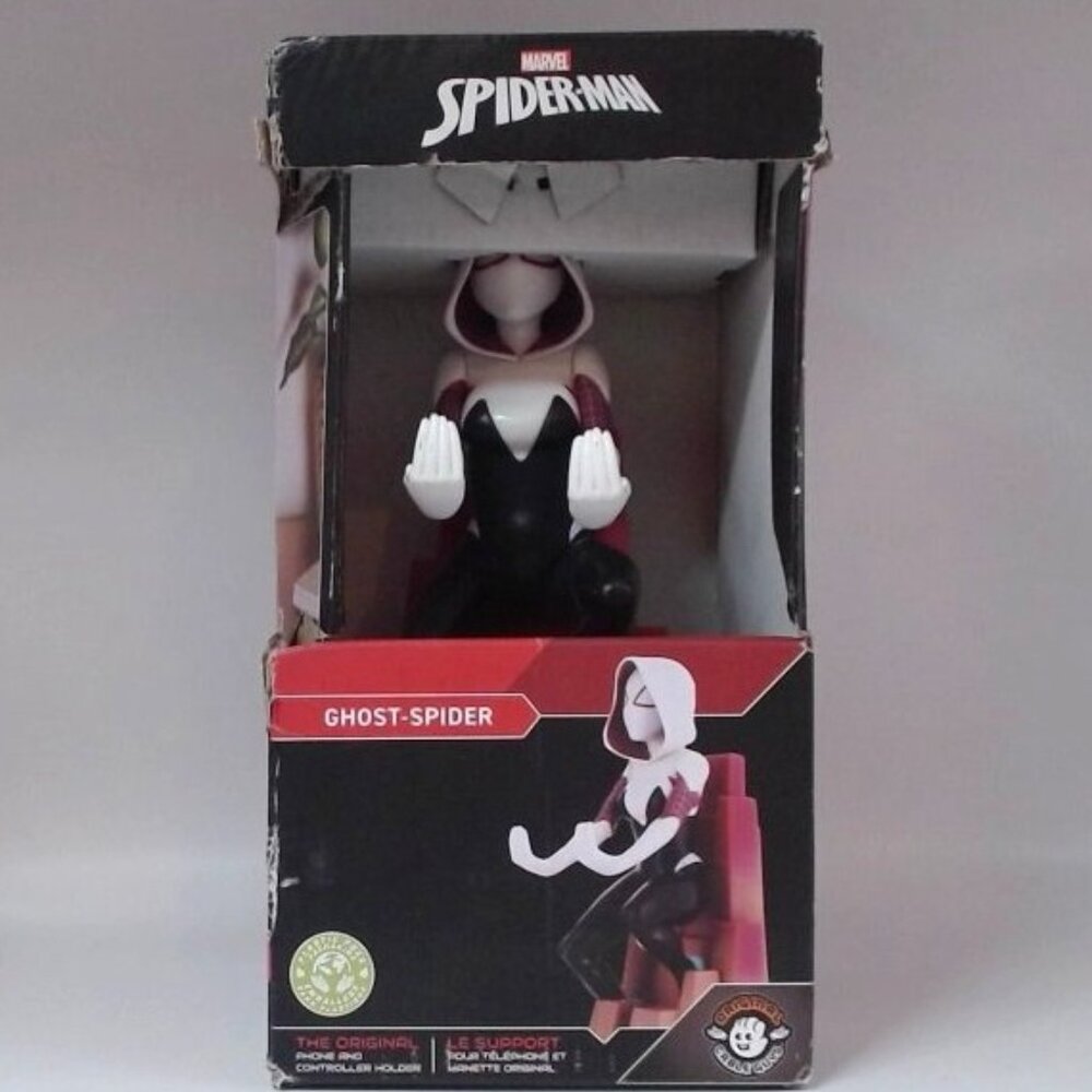 Marvel Spider-Man Ghost Spider Cable Guys Phone & Controller Holder